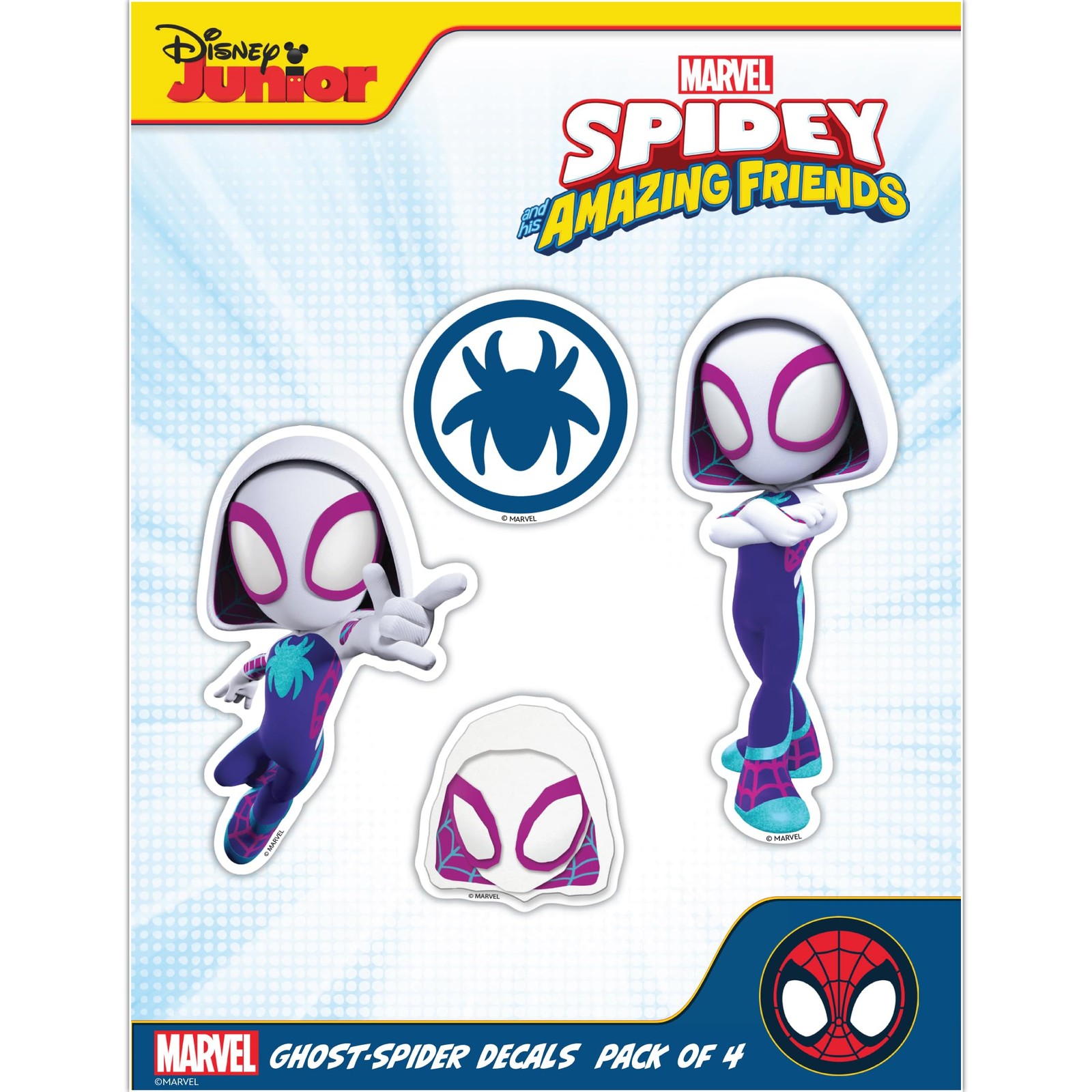 Marvel Spidey and His Amazing Friends Decals - Set of 4 Ghost-Spider Gwen