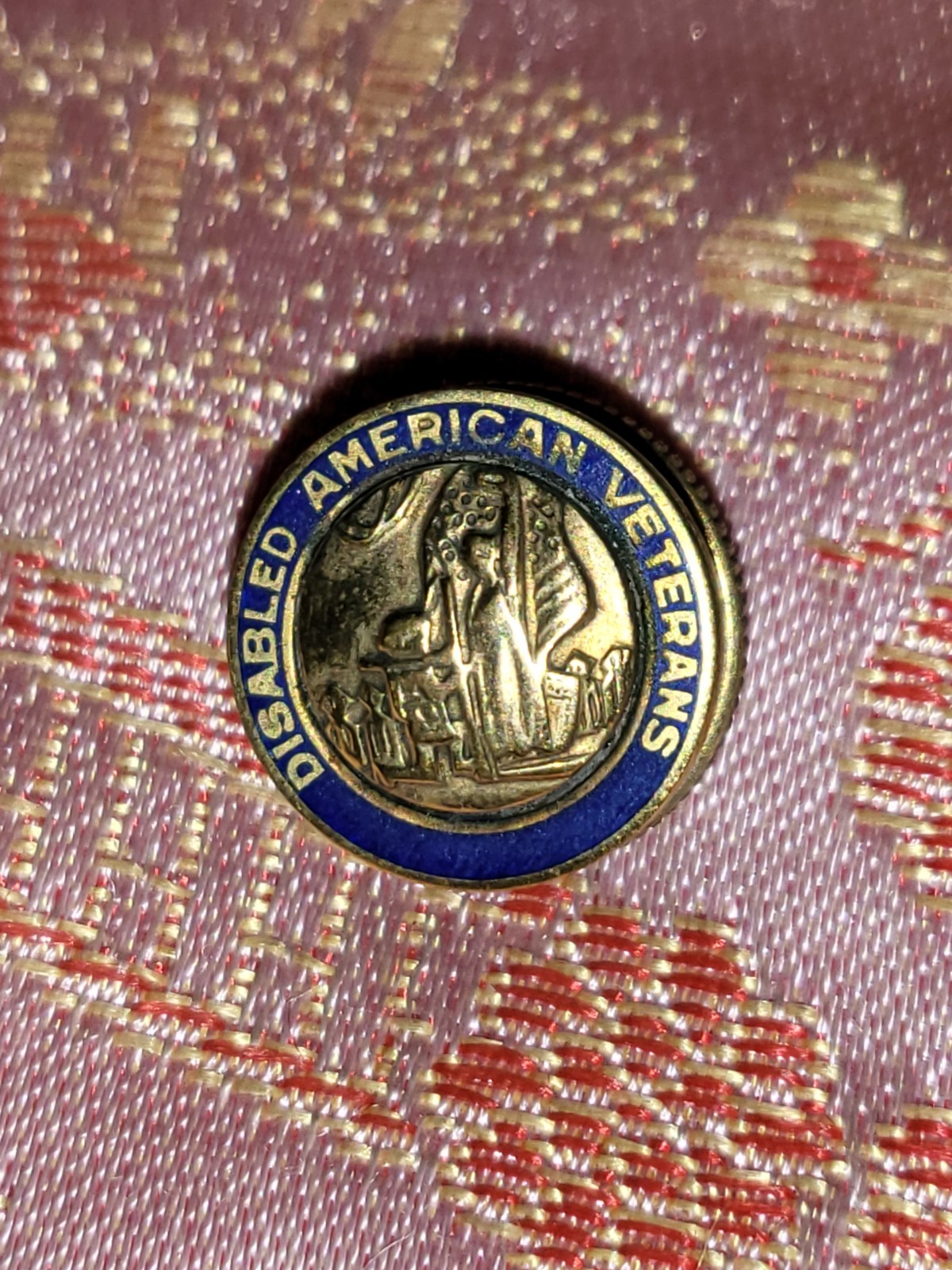 Vintage Military Tie Tac Disabled American Vets