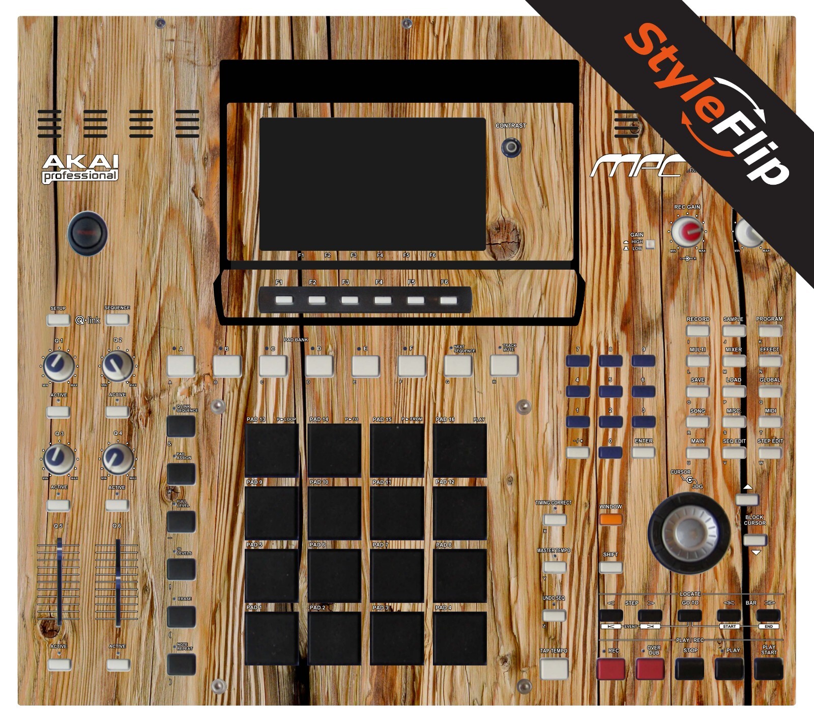 Akai MPC 4000 Skin | Wood #4 | Protective Decal | StyleFlip Skins