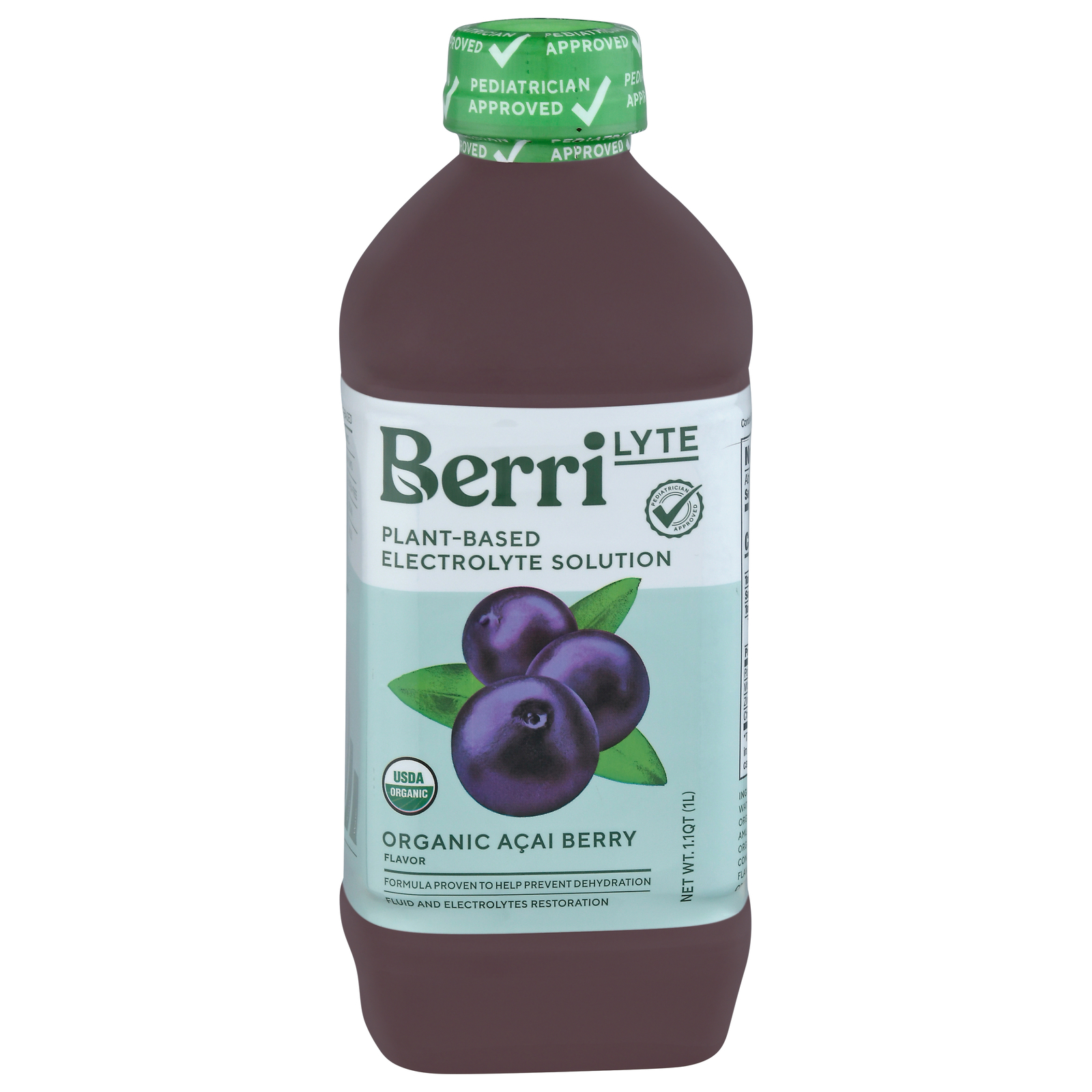 Berri Lyte Electrolyte Acai Organic 1 Light (Pack of 3)