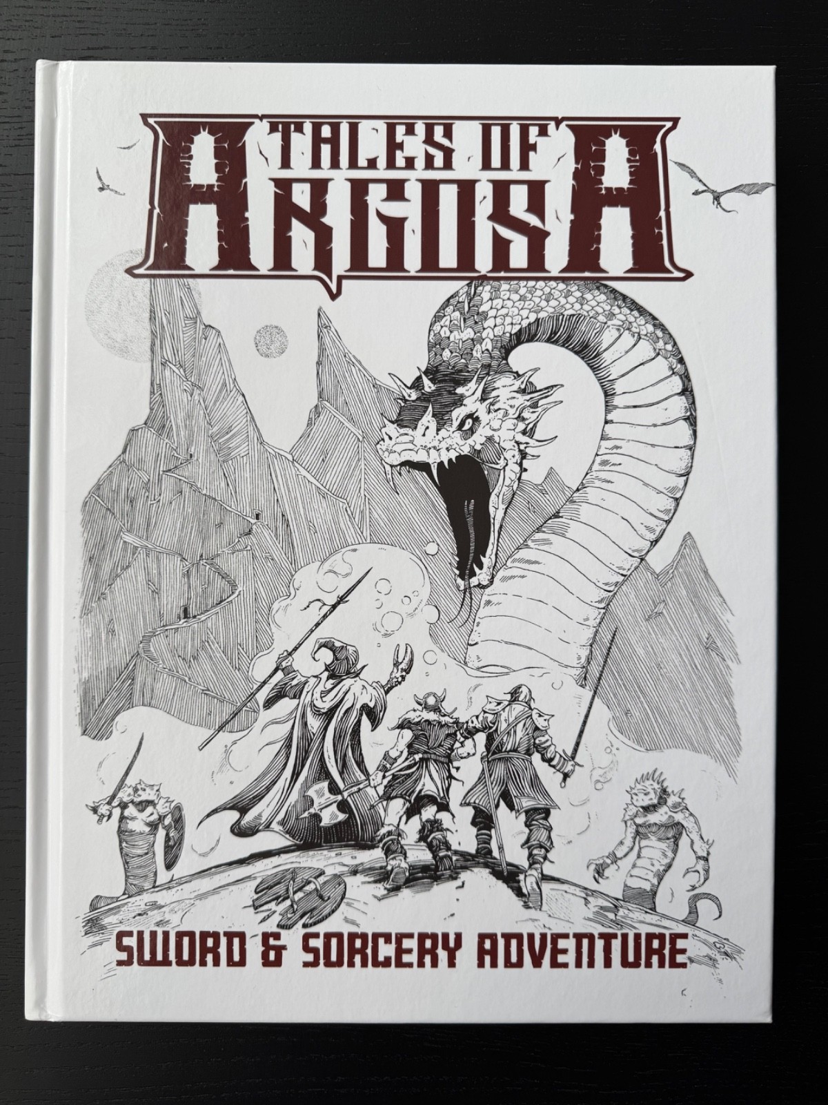 Pickpocket Press RPG Tales of Argosa delux offset sewn signatures ribbon OSR D&D