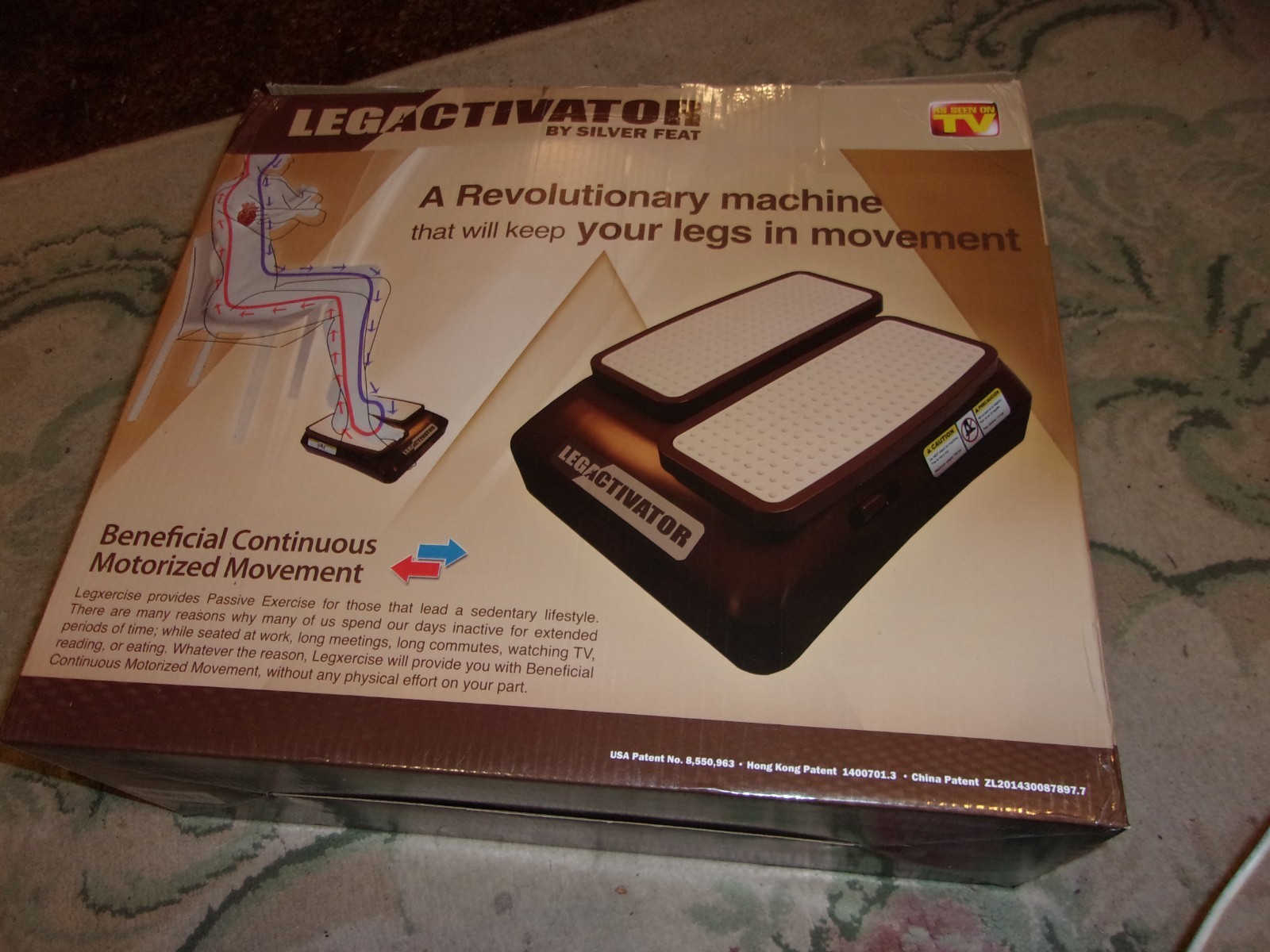 Leg Activator  Exercise Machine with Power Cord (Tested)  ..new...