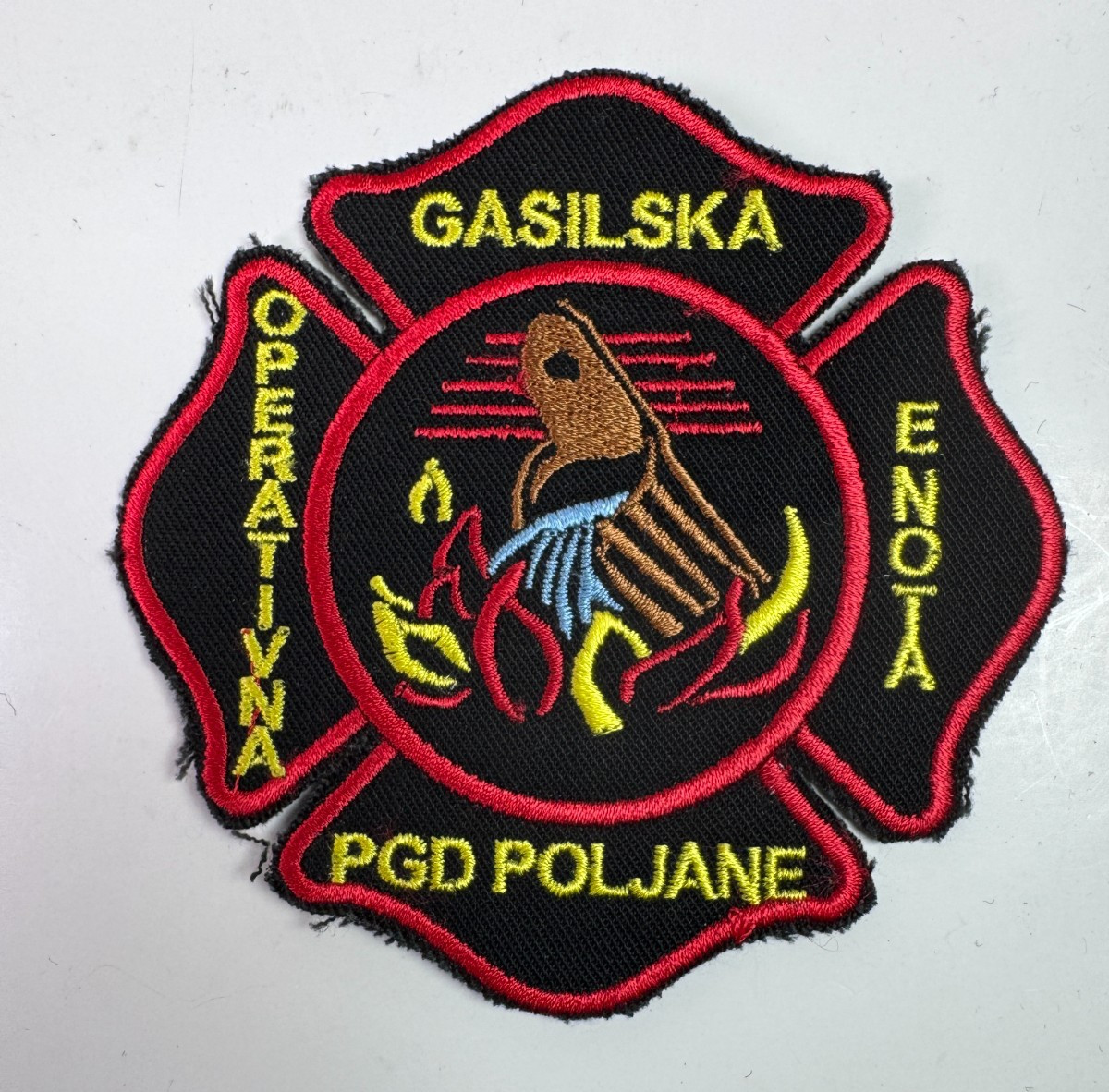 Gasilska PGD Poljane Enota Slovania Europe Fire Patch BB4