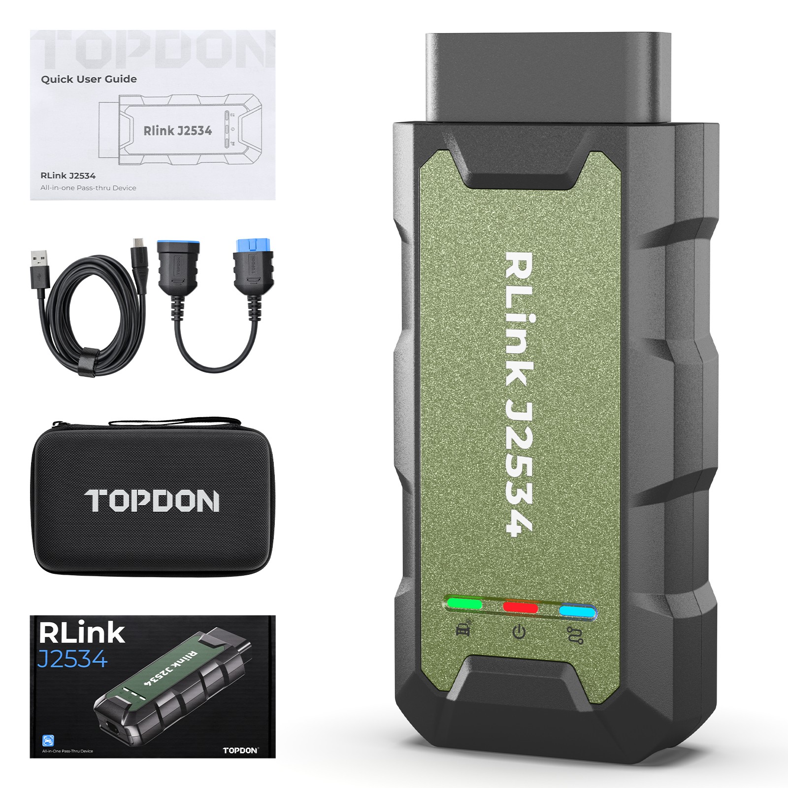 🔥2026 Newest TOPDON RLink J2534 Pass-Thru Programmer US