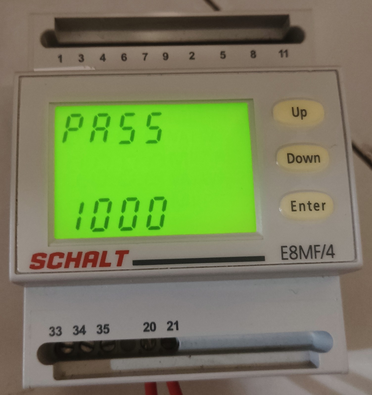 SCHALT E8MF/4 Digital Multimeter Network Analyzer Driving DIN Power Contactor