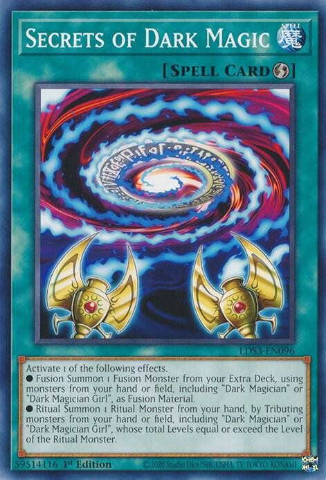 YUGIOH: 1x Secrets of Dark Magic Common LDS3 NM