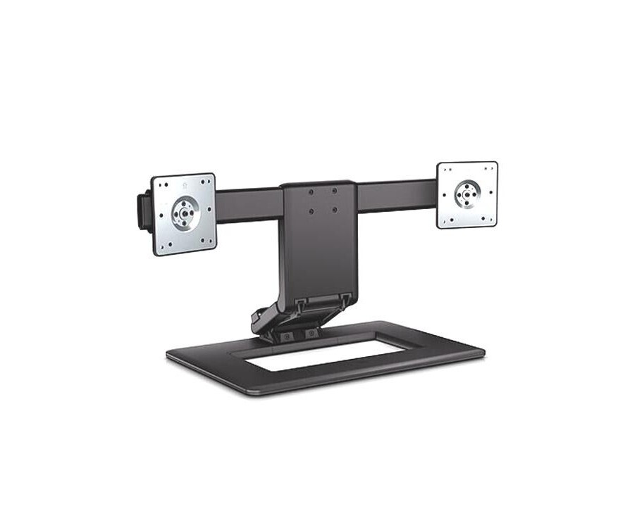 New Genuine HP Adjustable up to 24" Dual Display Stand AW664AA AW664UT