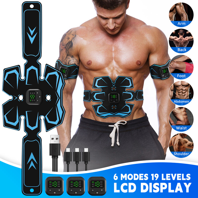 EMS Muscle Stimulator Training Gear ABS Ultimate Hip Trainer Full Body Exercise