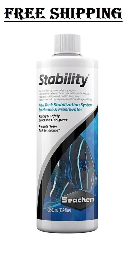 Seachem Stability Fish Tank Stabilizer for Freshwater and Marine  ⭐️⭐️⭐️⭐️⭐️