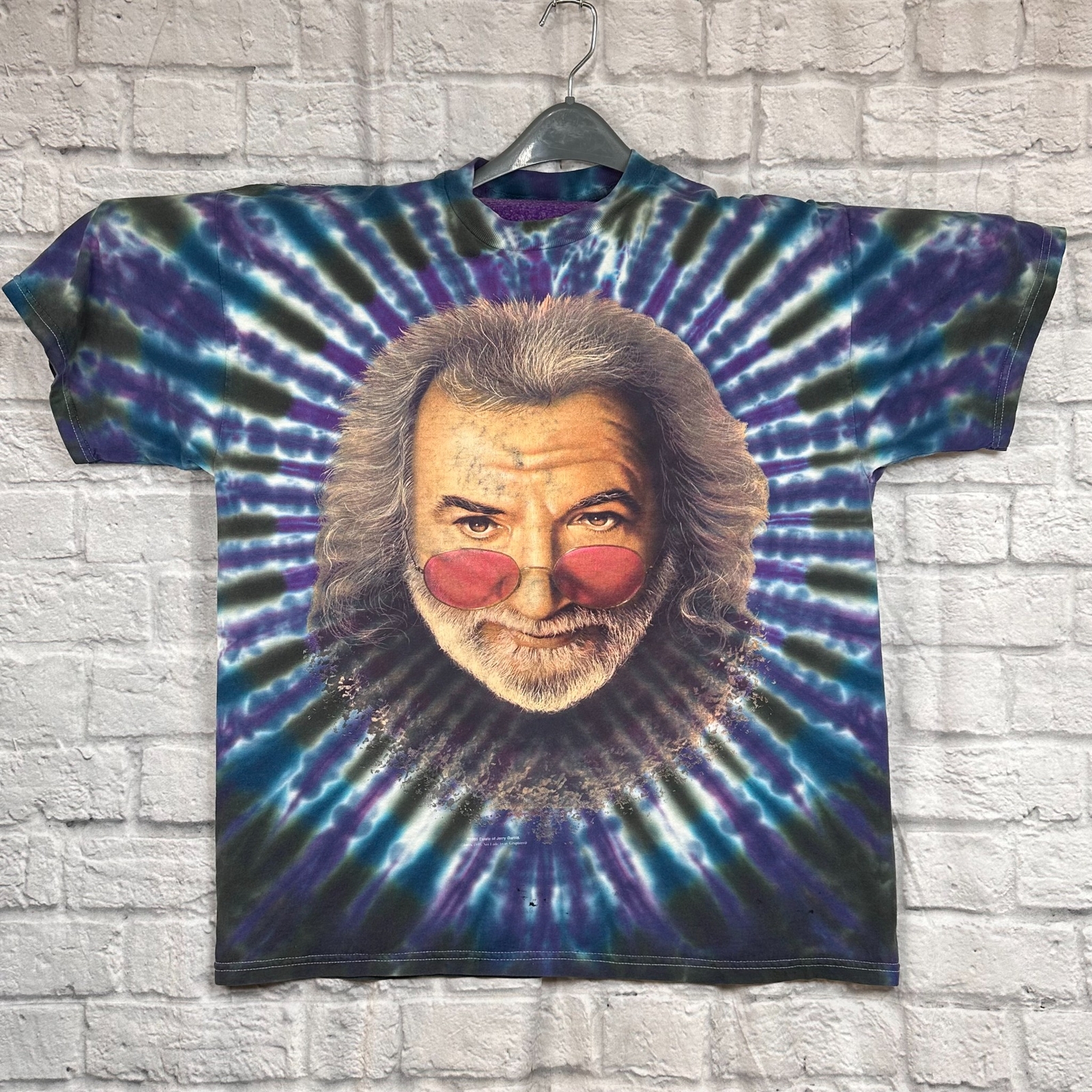 VTG The Grateful Dead 1995 Estate Of Jerry Garcia Preshrunk Tie-Dye XL T-Shirt