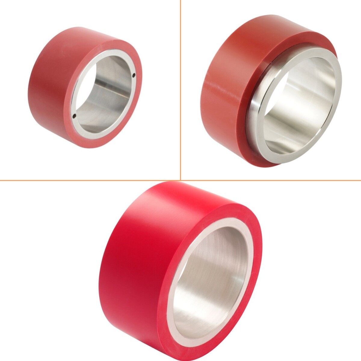 Leister Pressure Roller 20mm / 30mm / 40mm, Bottom