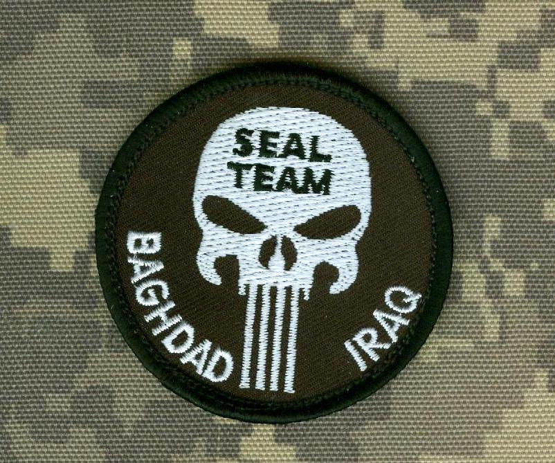 JOINT SP OPS TASK FORCE JSOTF SPECIAL WARFARE ODA 3" PATCH: SEAL TEAM BAGHDAD