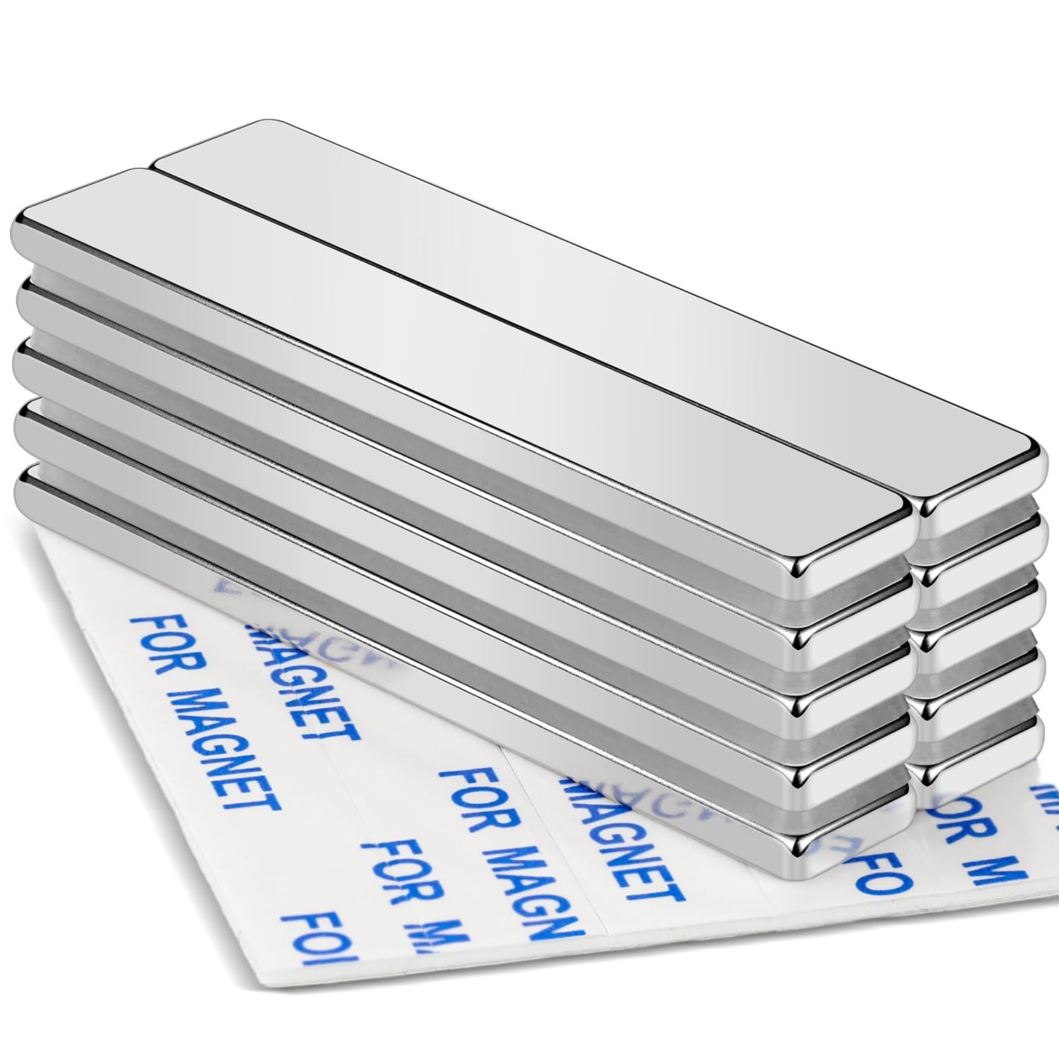 10 Pack Strong Neodymium Magnets - Perfect for DIY, Office, and Craft Projects