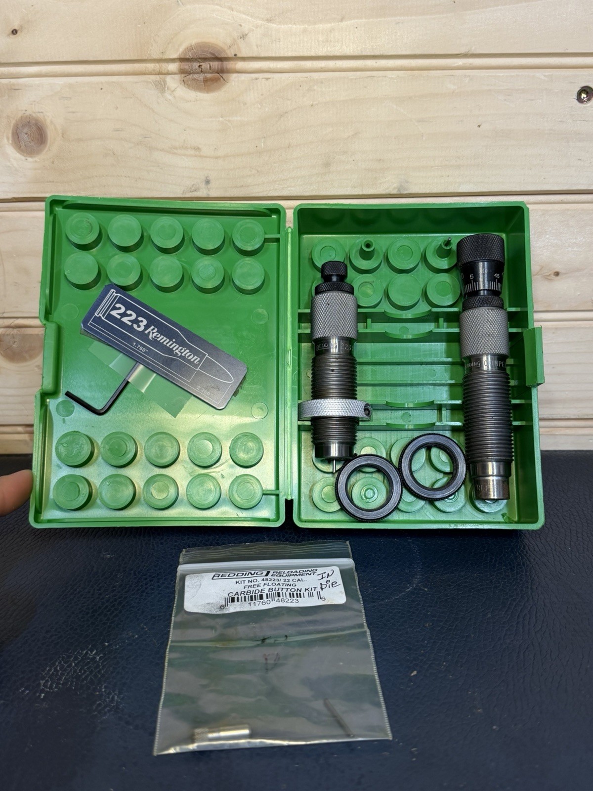28111 REDDING MASTER HUNTER DIE SET - 223 REMINGTON - WITH CASE