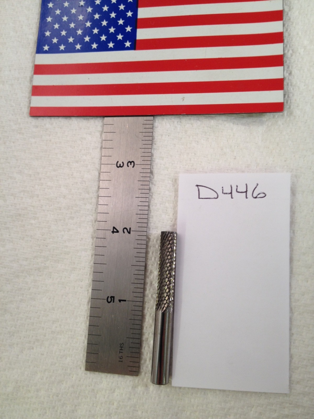 NEW FALCON / SGS  1/4" (.250) SHANK CARBIDE BURR. DIAMOND CUT. SA-1L. USA {D446}