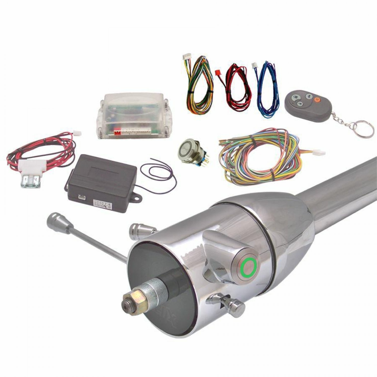 One Touch Engine Start Kit and Remote - Green