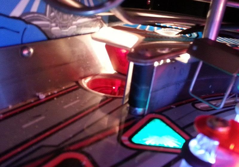 TERMINATOR 2 T2 Pinball Dual Saucer Scoop Light Mod