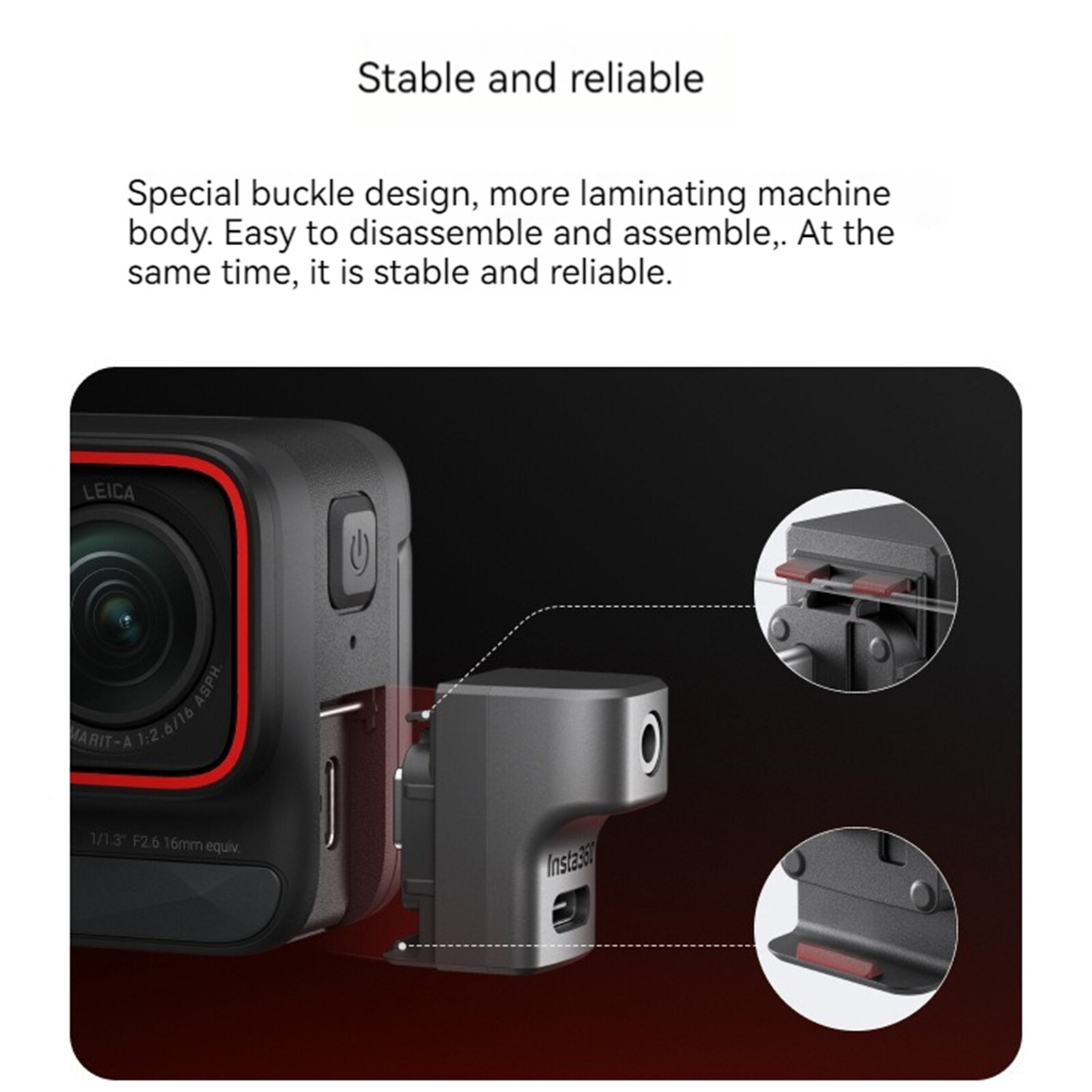 Audio Adapter Microphone Adapter For Insta360 Ace/Ace Pro Action Camera