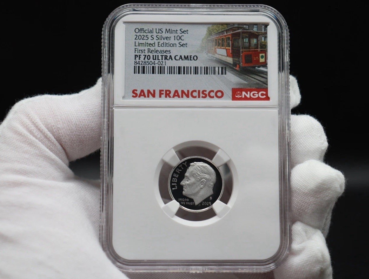 2025 S Silver Roosevlet Dime 10C Limited Edition NGC PF70 UCameo First Releases
