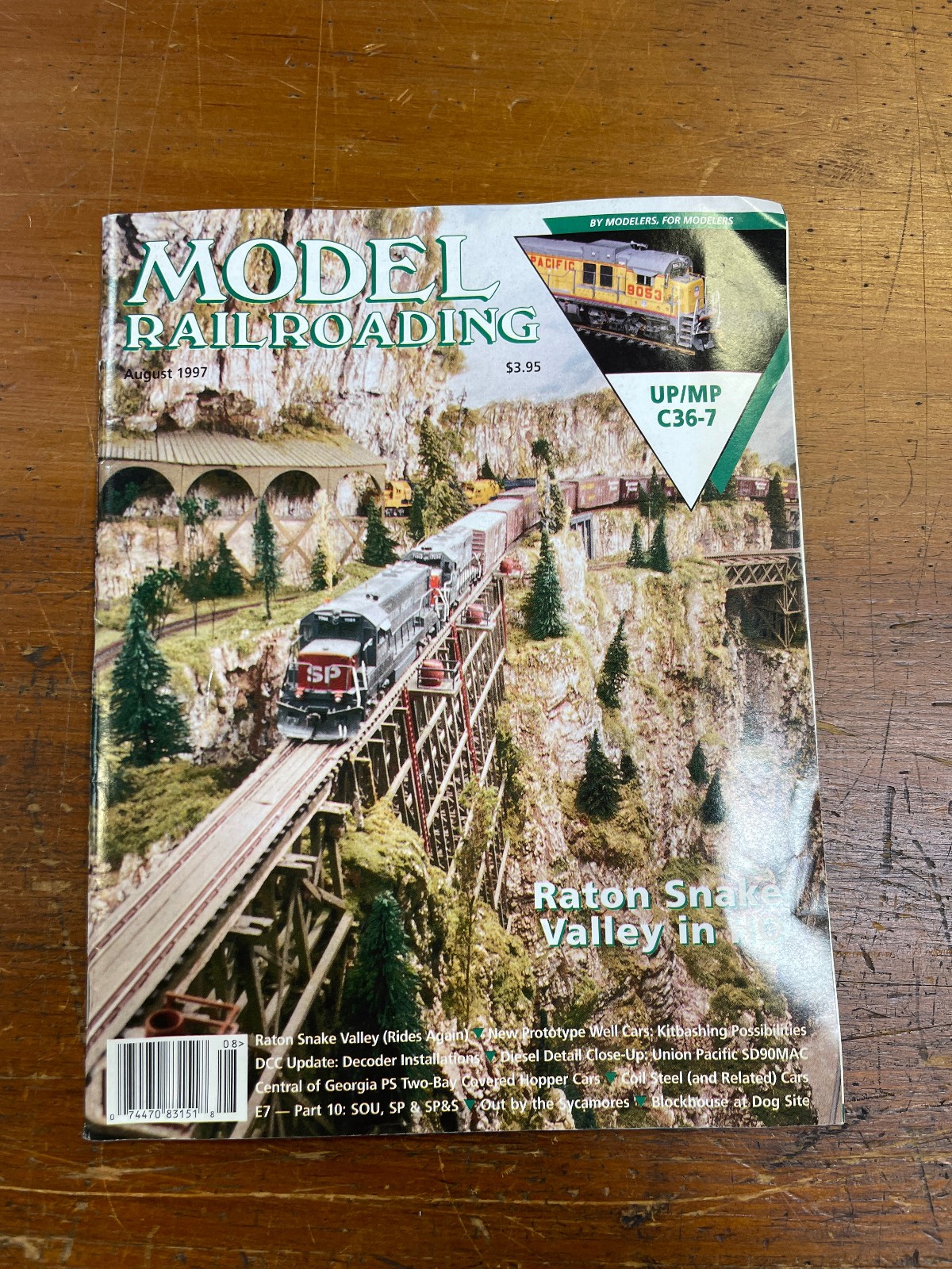Model Railroading ~ August 1997 ~ Volume 27, No. 6 ~ Ralton Snake Valley in HO