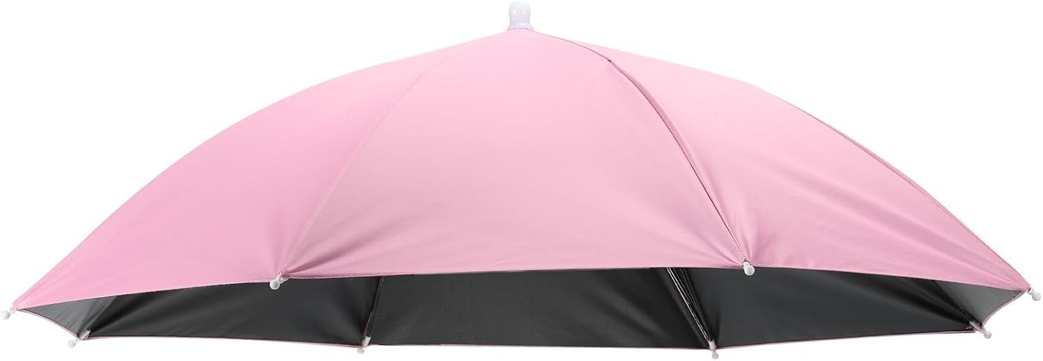 Umbrella Hat 27 Inch Hands-Free Fishing Elastic Headband Folding