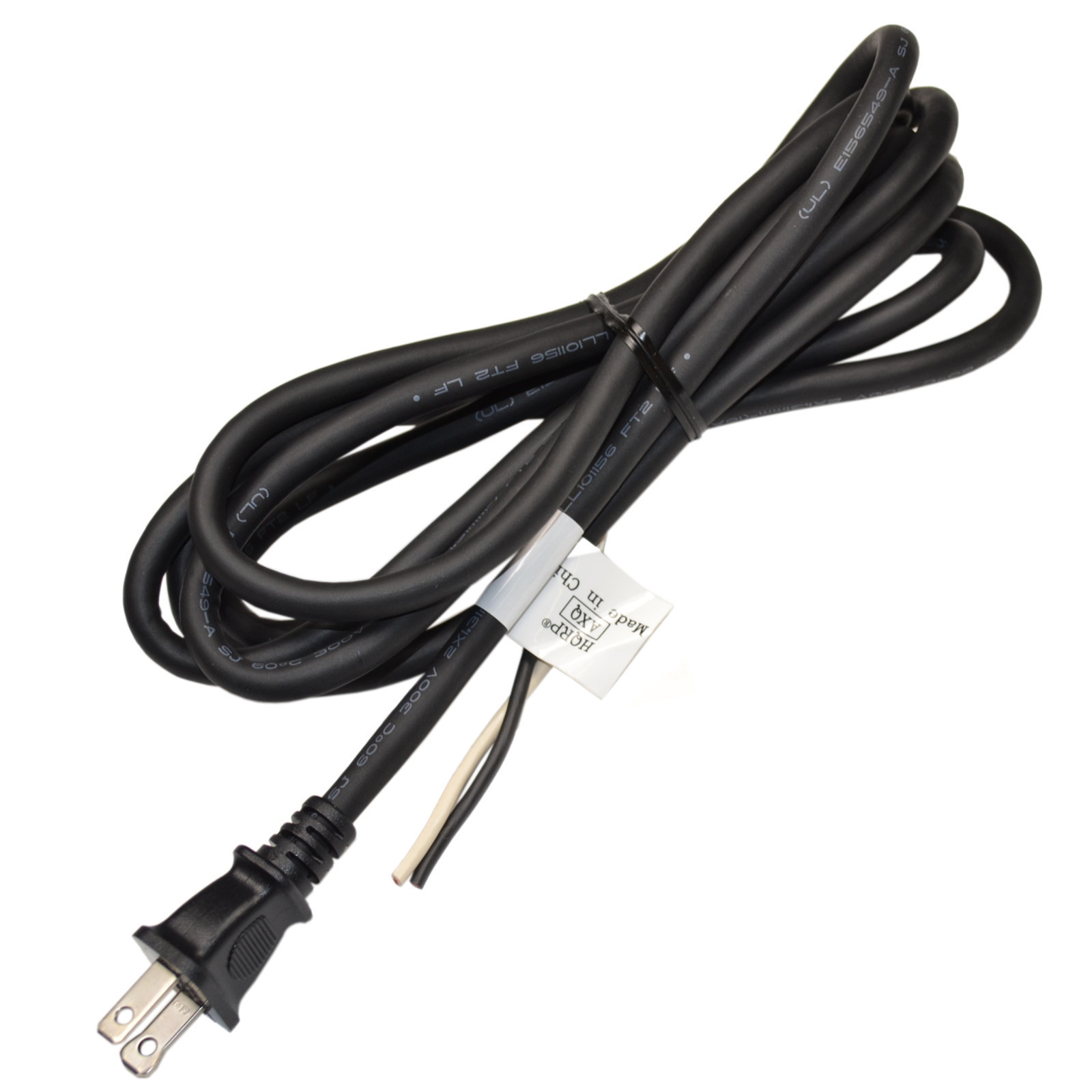 16-AWG AC Power Cord for Porter Cable Electric Drill Saw A10193 2-Wire