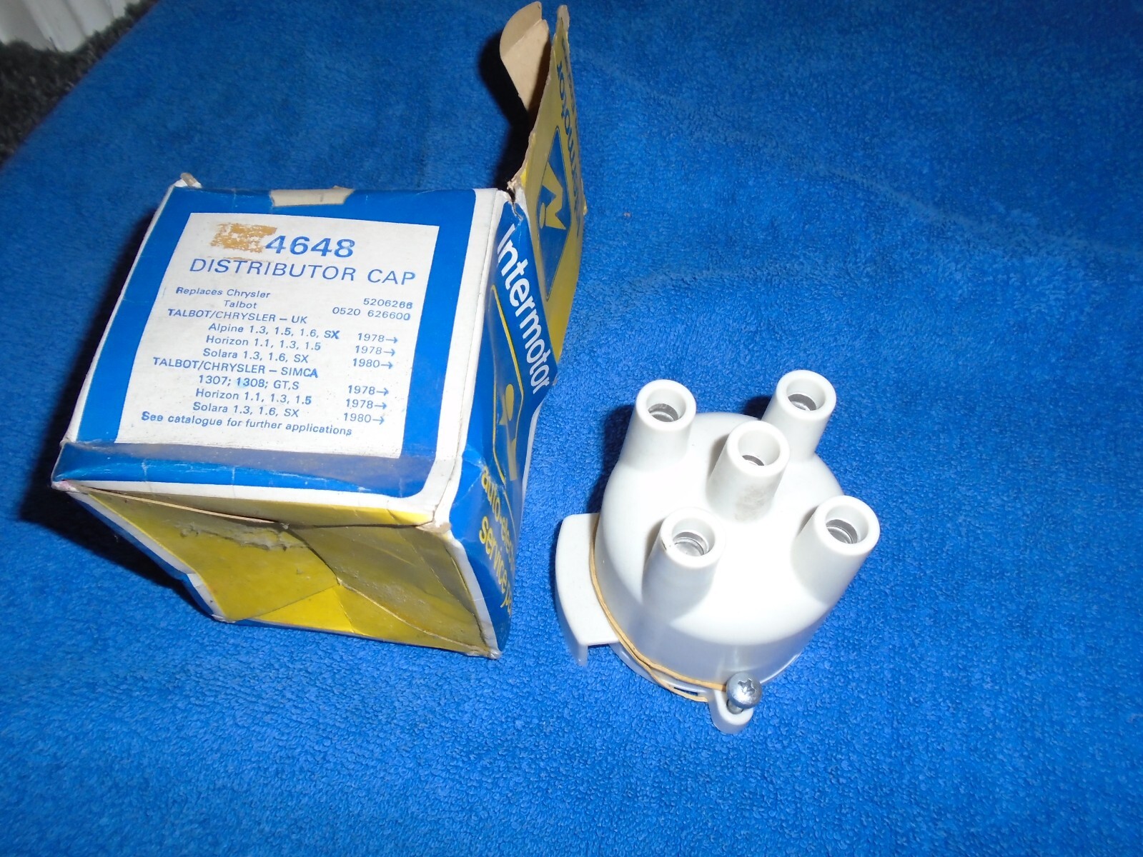 Talbot Alpine Solara Horizon Minx Rapier, Simca 1307 Intermotor Distributor Cap