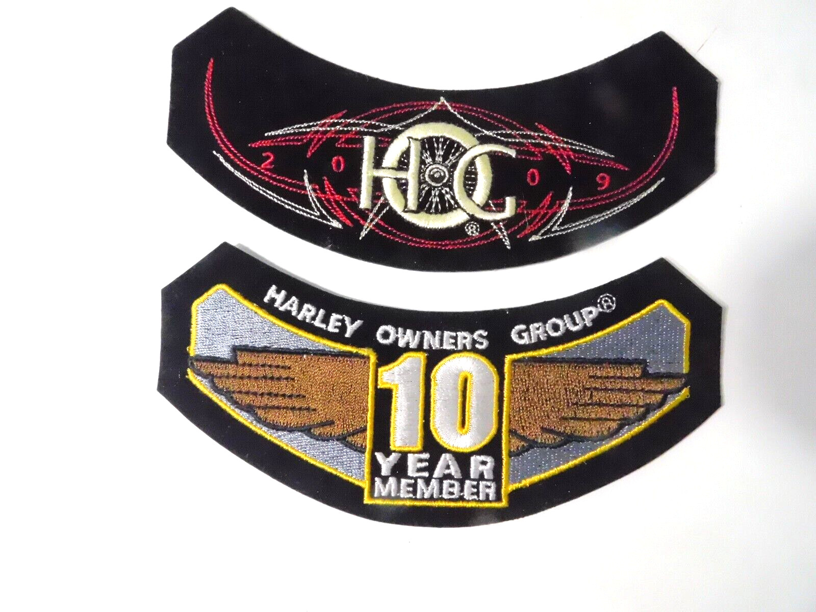 4 HOG Harley Davidson Patches & Pin 2006
