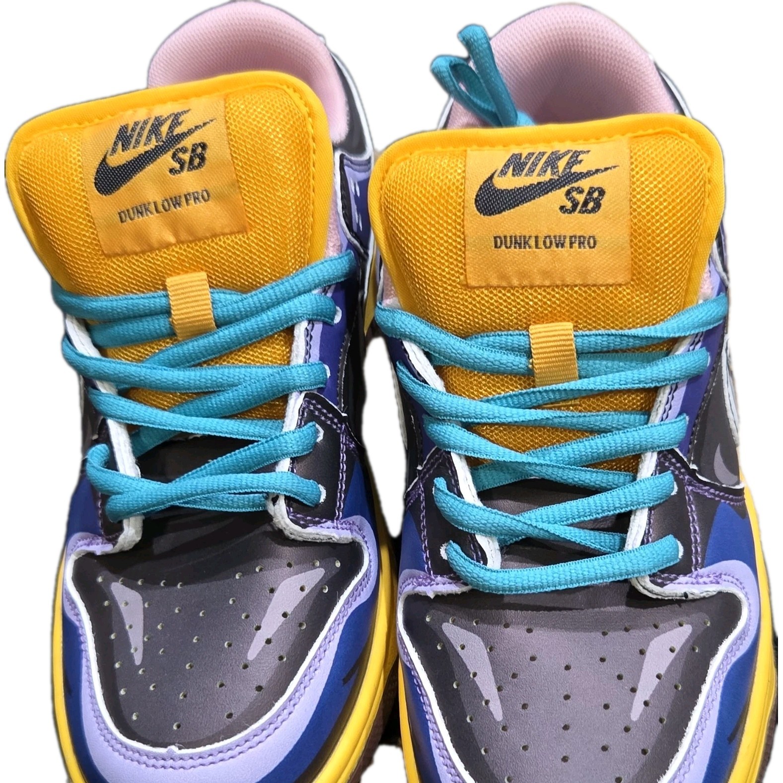 Nike SB Dunk Low Pro Multi-Color Skateboarding Shoes US 7.5 Medium (D, M)