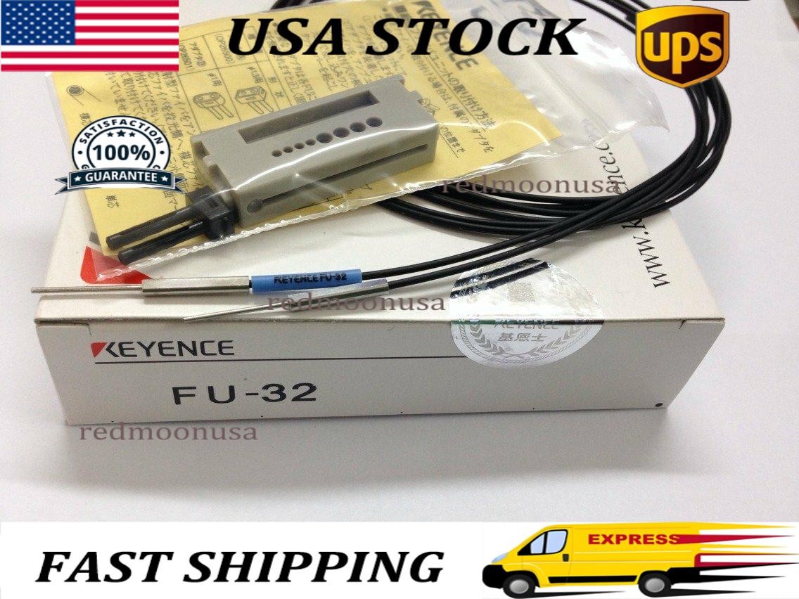 One Keyence FU-32 Fiber Optic Sensor New In Box Fast Shipping