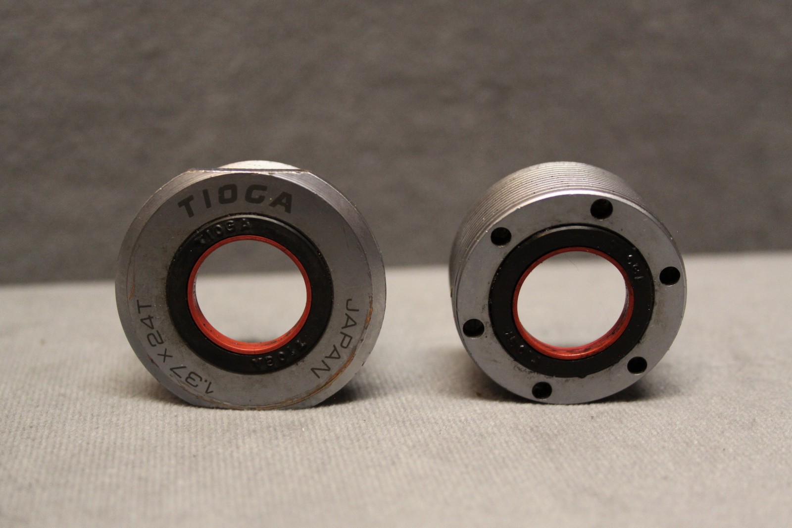 Tioga Bottom Bracket Cups, English, BSA Thread 1.37  x 24 TPI