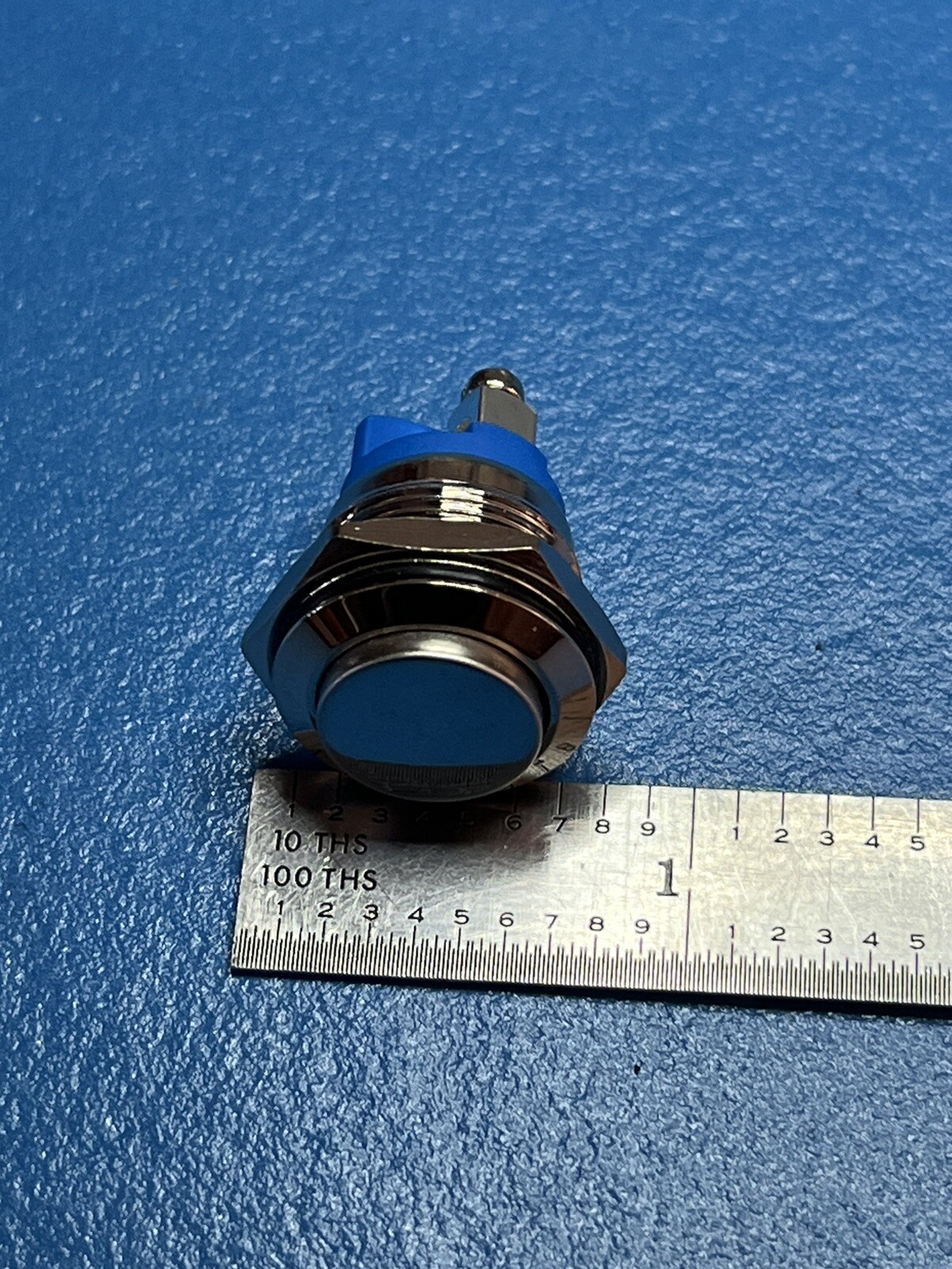 3 New 16mm Momentary Push Button Switch High Round Cap Waterproof Stainless Stee