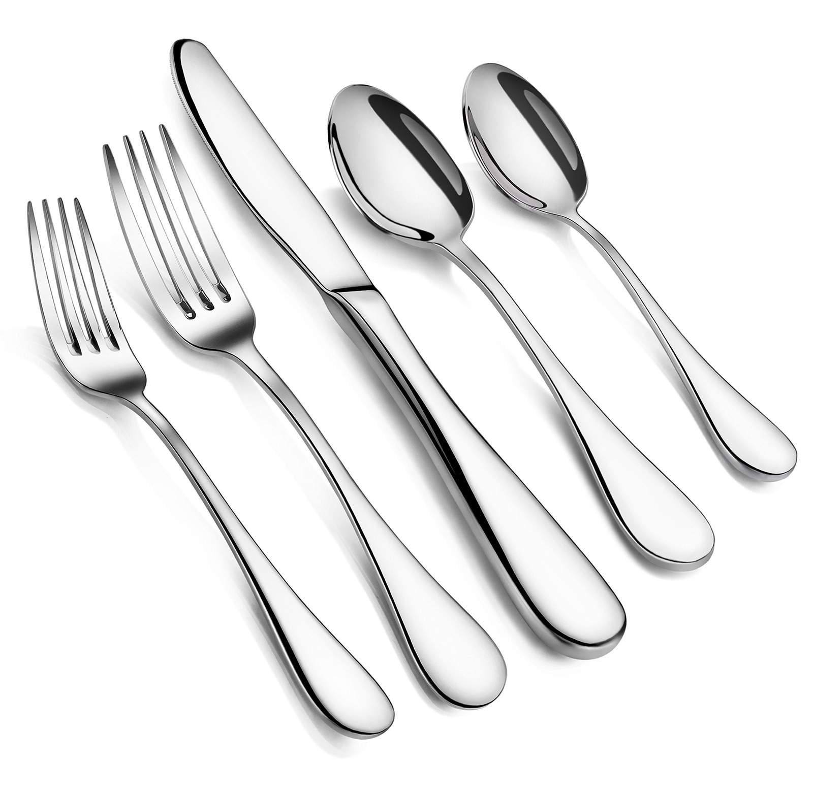 STAINLESS STEEL FLATWARE Flatware Spoon Fork 20-Piece SetService for 4 ARTASTE