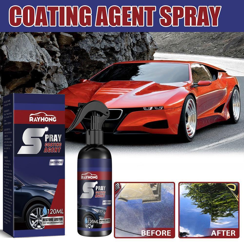 2PCS Automobile Coating Spray Multi-Functional Ceramic Coating Renewal Agent USA