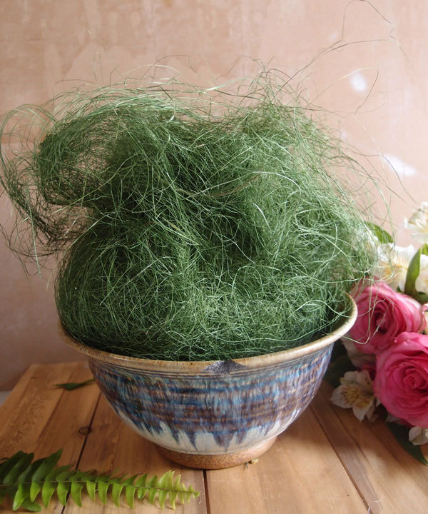 Sisal Fiber 125G/PACK Moss Green