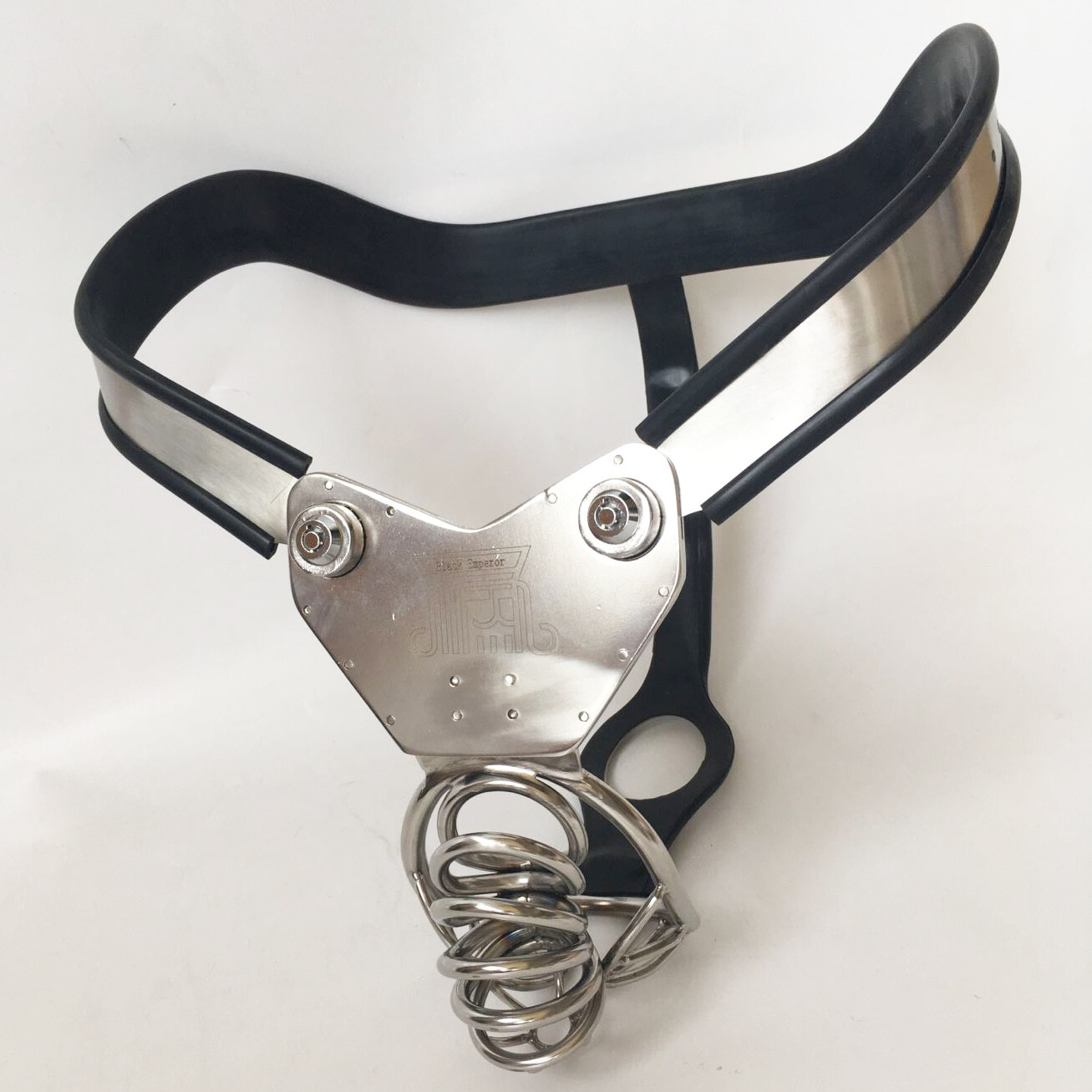 Stainless Steel Male Chastity Belt Cage Underwear Silicone Belt Pantys BDSM
