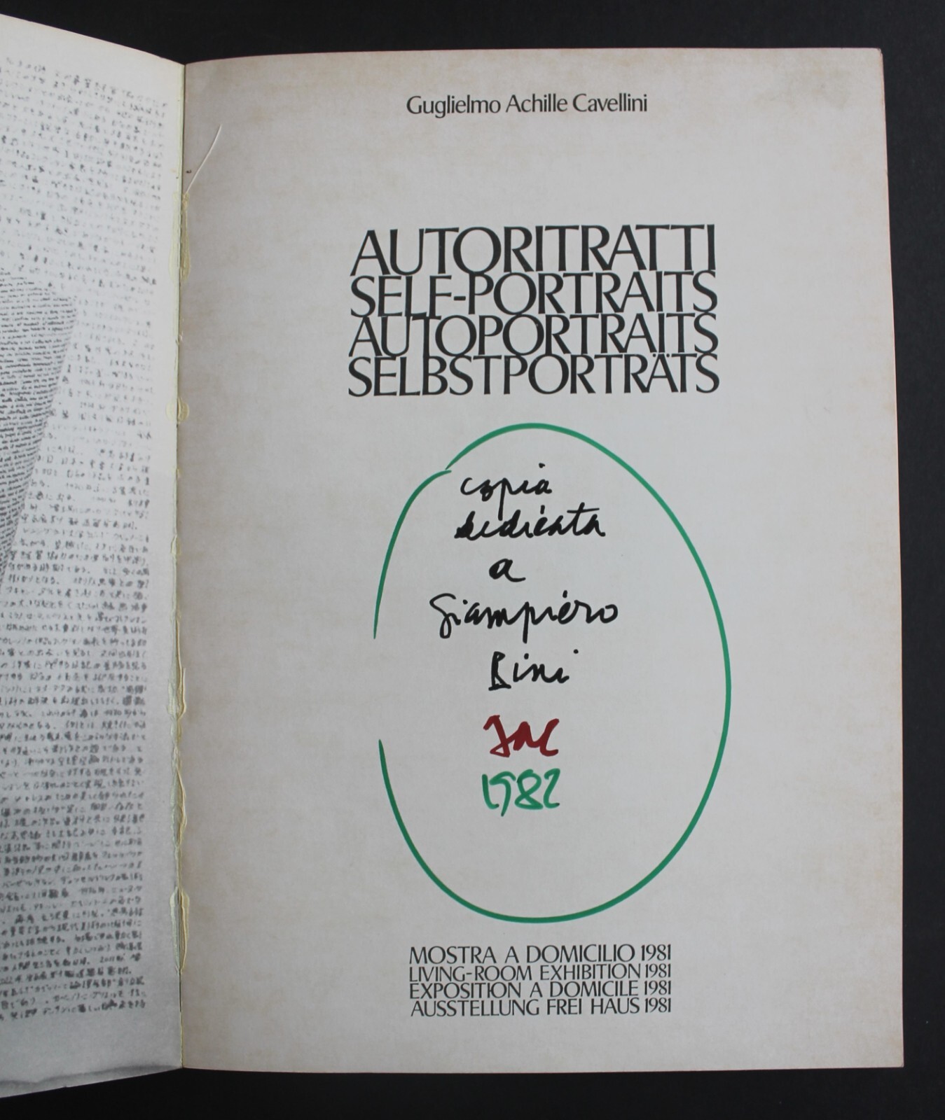 Mail Art: Guglielmo Achille Cavellini, 1982