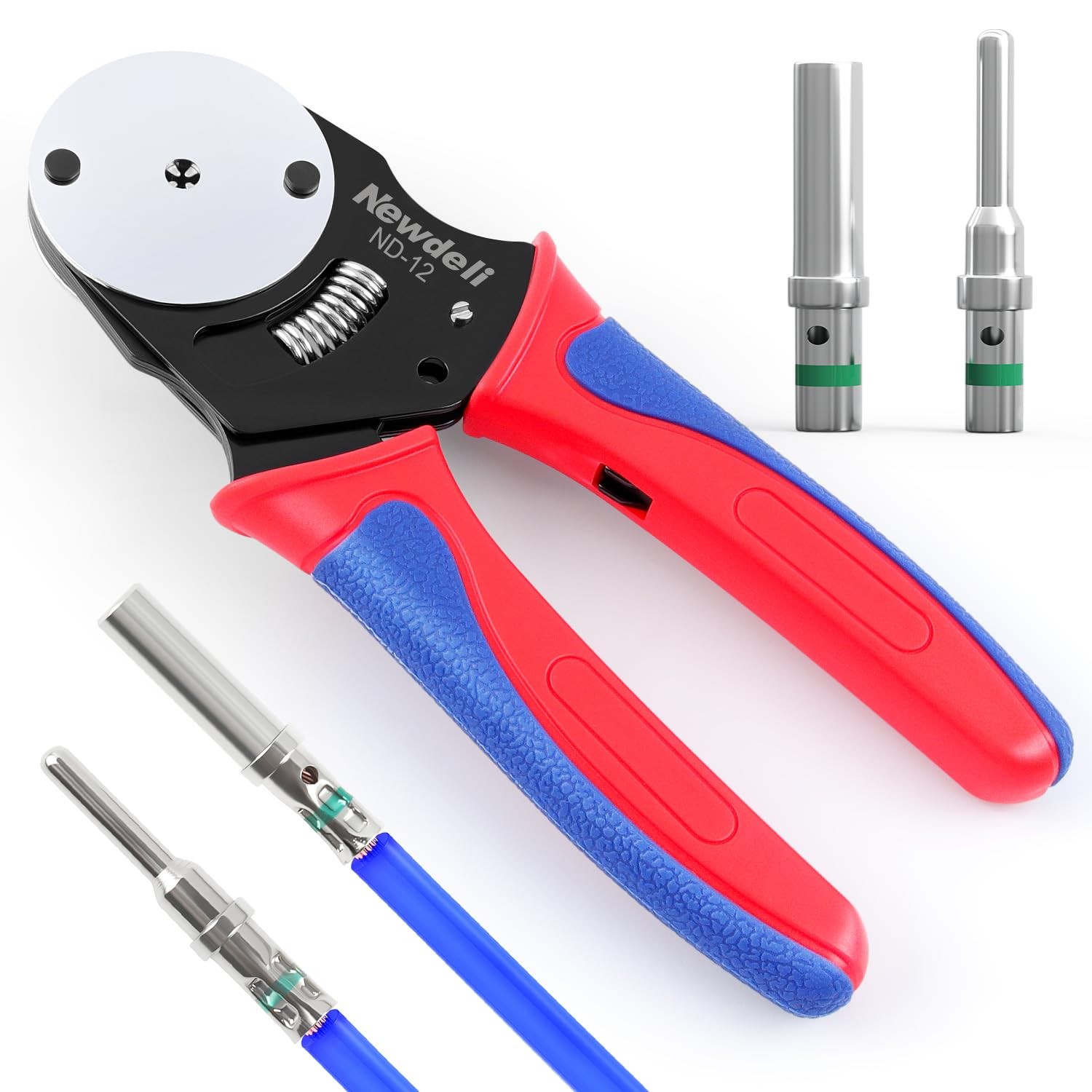 Newdeli Deutsch Crimp Tool Size 12 Deutsch Connector Tool 4 Way Indent 8 Impr...