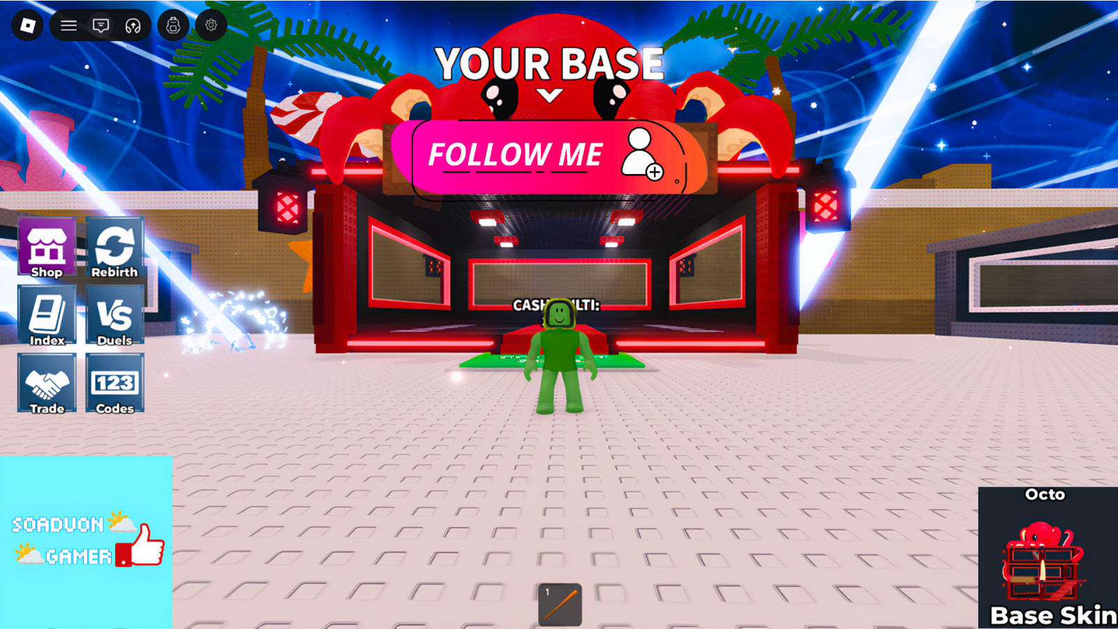 🔥 Octo Base Skin Steal a Brainrot (SAB) - Affordable Price 🔥