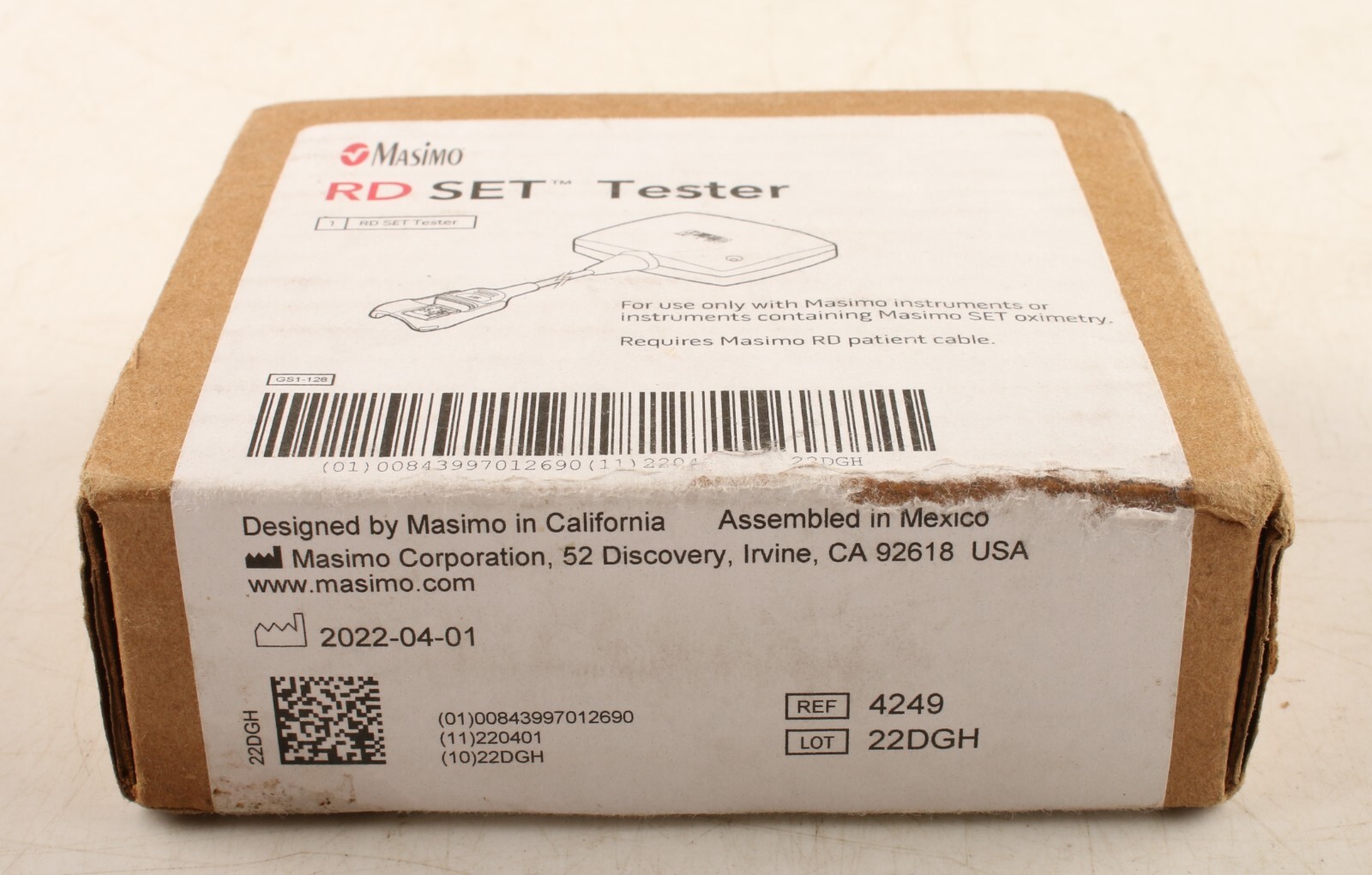 *Masimo RD SET Tester Ref 4249 Oximeter Tester Connector