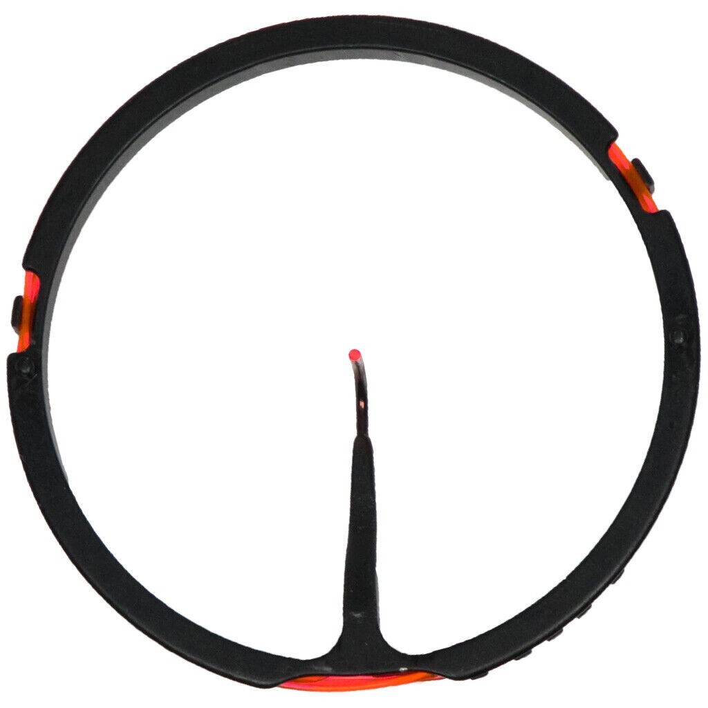 AVX-41 Fiber Optic Ring Pin with Rheostat Cover - .010 Fiber - Red