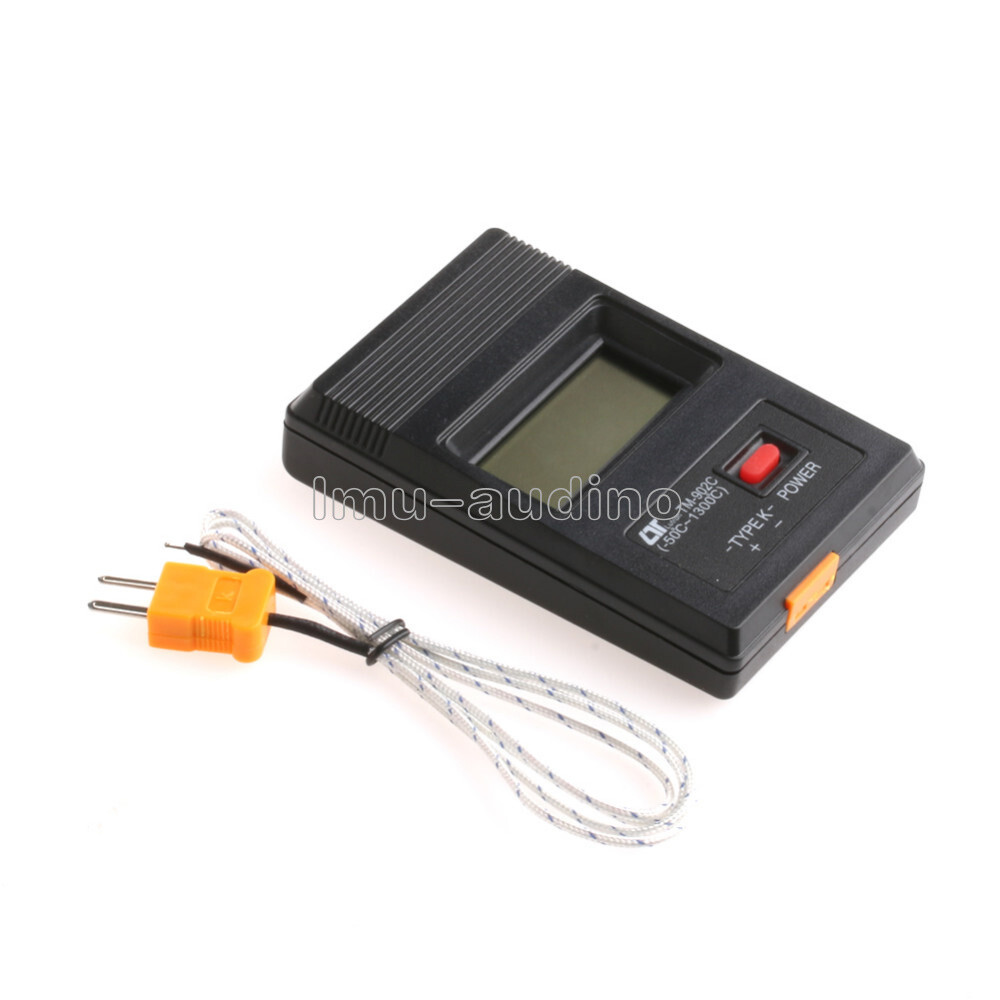 TM902C Digital LCD Thermometer Temperature Reader Meter Sensor K Type Probe