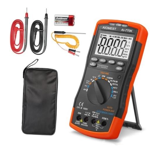 Automotive Multimeter Engine Analyzer, Digital DMM Meter AI Automotive DMM