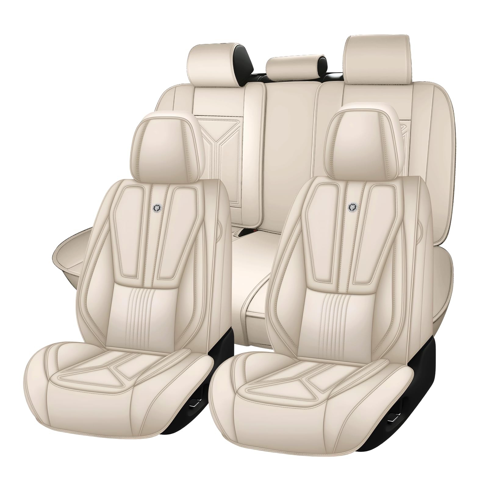 Arazi Car Seat Covers Full Set for Ford Expedition 2006-2025, Nappa Leather Seat