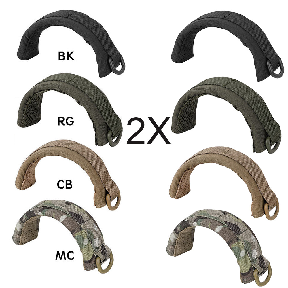 2Pcs Headset Band Cover Tactical Earmuff Headphone Headband Modular MOLLE