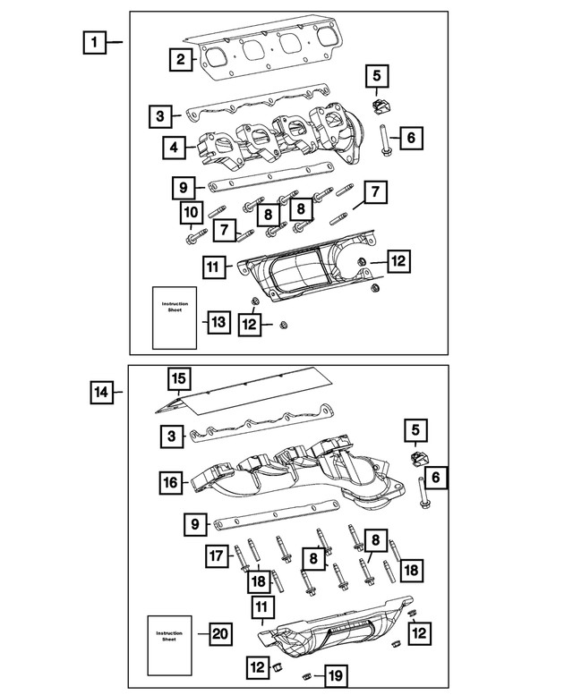 Genuine Mopar Double Ended Stud 6512787AA