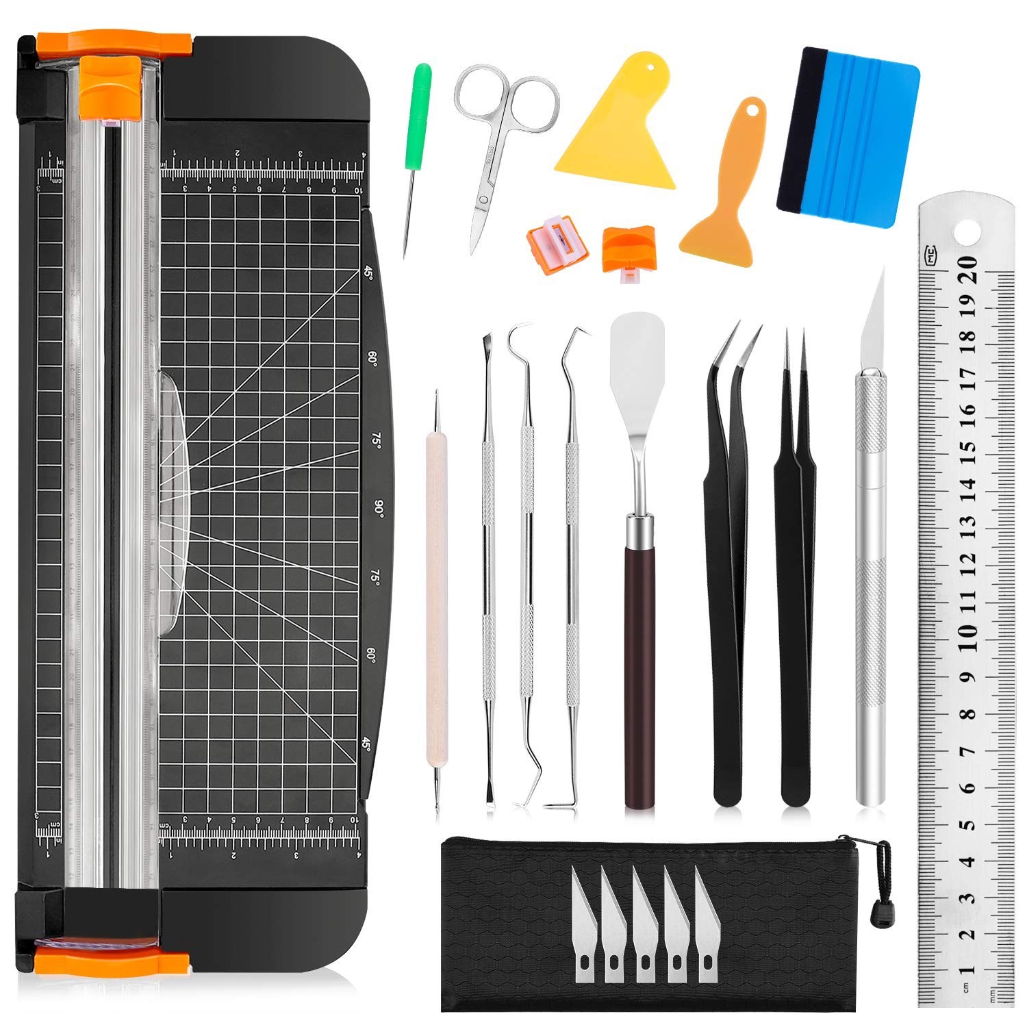 Famomatk 23PCS Weeding Tools for Vinyl, Craft Weeding Tools Set with 12Inch P...