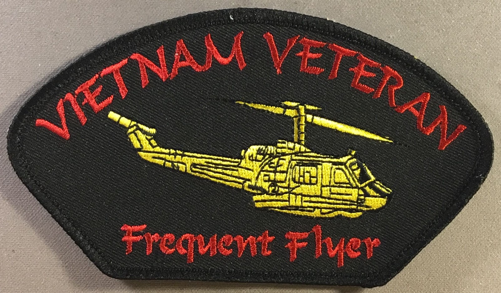 Vietnam Veteran Helicopter Frequent Flyer Licensed patch