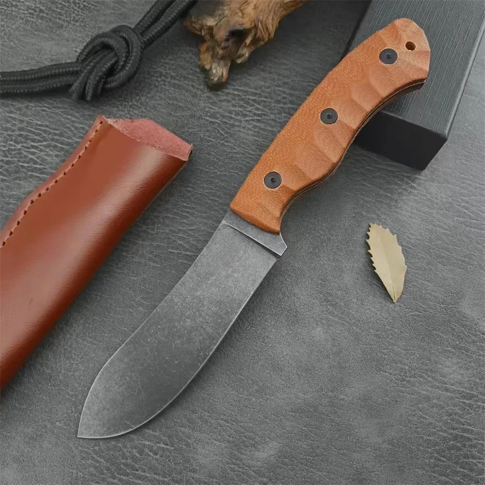 Skinning Nessmuk Knife Skinner Field Camp Bush Hunting Hunter D2 Steel Deer Hog