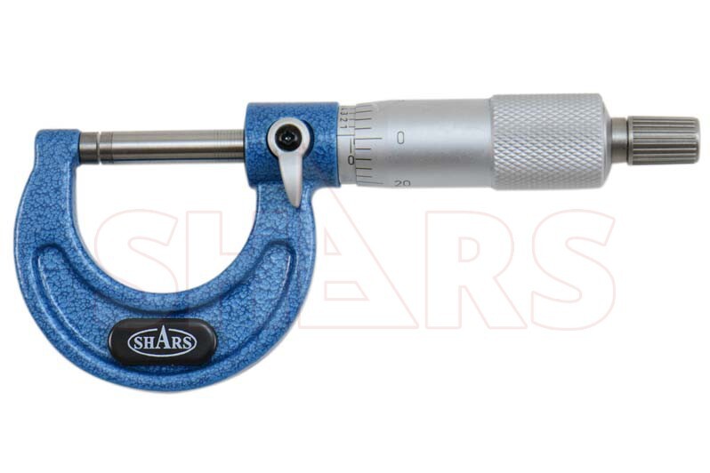 SHARS 0-100mm Solid Metal Frame Micrometer Set NEW L}